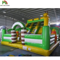 Custom PVC Castle Animal Inflatable Slide Bouncy For Kids