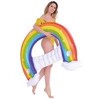 Factory Hot summer adults beach toy eco-friendly PVC inflatable floating swimming pool outdoor pool party water sofa wholesale