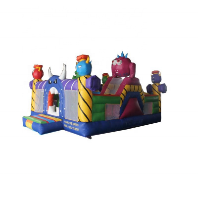 commercial jumping inflatable monster castle amusement park in stock for kids