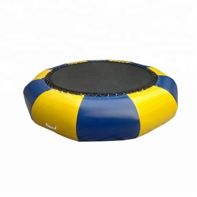 Blue sea water trampoline clearance jumping bed water trampoline rental for summer