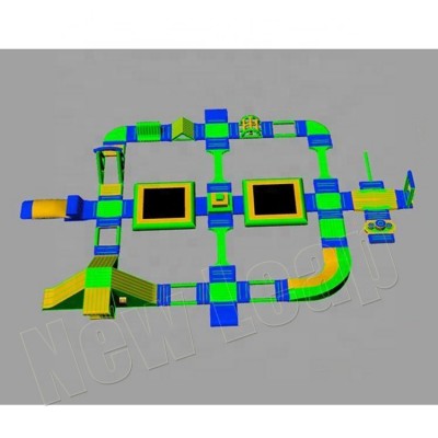 Water trampoline park popular entertainment water games park inflatable floating big inflatable water park